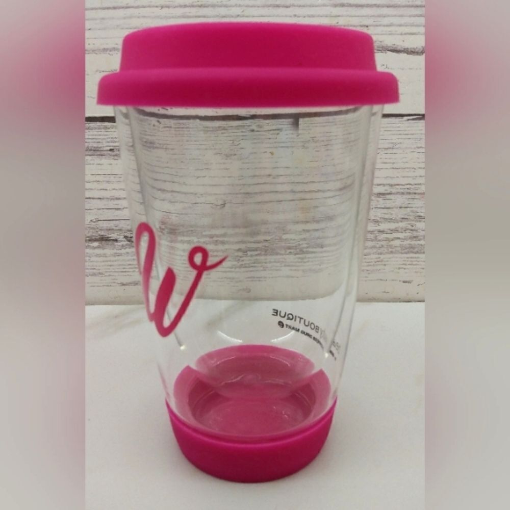 Free Barbie Neon Pink Coffee Tea Travel Mug New! - Picture 5 of 11